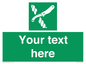 SL7217: Custom sign safe condition Liferaft knife