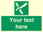 SL7217: Custom sign safe condition Liferaft knife