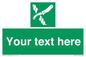 SL7217: Custom sign safe condition Liferaft knife