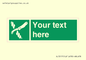 SL7217: Custom sign safe condition Liferaft knife