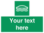 SL7218: Custom sign safe condition Lifeboat