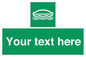 SL7218: Custom sign safe condition Lifeboat