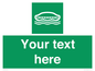SL7218: Custom sign safe condition Lifeboat