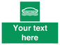 SL7218: Custom sign safe condition Lifeboat