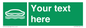 SL7218: Custom sign safe condition Lifeboat