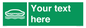 SL7218: Custom sign safe condition Lifeboat