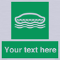 SL7218: Custom sign safe condition Lifeboat