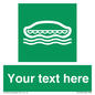 SL7218: Custom sign safe condition Lifeboat