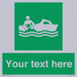SL7219: Custom sign safe condition Rescue boat