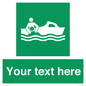 SL7219: Custom sign safe condition Rescue boat
