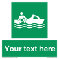 SL7219: Custom sign safe condition Rescue boat