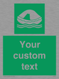 SL7220: Custom sign safe condition Liferaft