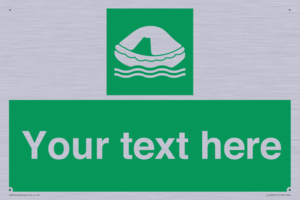 SL7220: Custom sign safe condition Liferaft