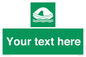 SL7220: Custom sign safe condition Liferaft