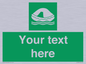 SL7220: Custom sign safe condition Liferaft