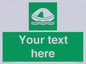 SL7220: Custom sign safe condition Liferaft