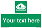 SL7220: Custom sign safe condition Liferaft