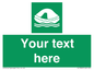 SL7220: Custom sign safe condition Liferaft