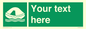 SL7220: Custom sign safe condition Liferaft