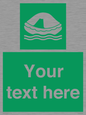 SL7220: Custom sign safe condition Liferaft