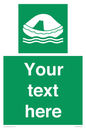 SL7220: Custom sign safe condition Liferaft