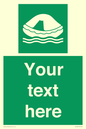 SL7220: Custom sign safe condition Liferaft