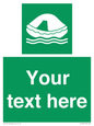 SL7220: Custom sign safe condition Liferaft