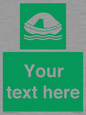 SL7220: Custom sign safe condition Liferaft