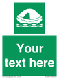 SL7220: Custom sign safe condition Liferaft