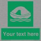 SL7220: Custom sign safe condition Liferaft
