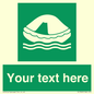 SL7220: Custom sign safe condition Liferaft