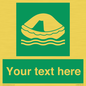 SL7220: Custom sign safe condition Liferaft