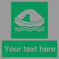 SL7220: Custom sign safe condition Liferaft