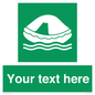 SL7220: Custom sign safe condition Liferaft