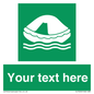 SL7220: Custom sign safe condition Liferaft