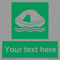 SL7220: Custom sign safe condition Liferaft