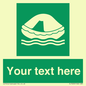 SL7220: Custom sign safe condition Liferaft