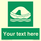 SL7220: Custom sign safe condition Liferaft