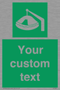 SL7221: Custom sign Safe condition Davit-launched liferaft