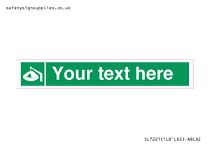 SL7221: Custom sign Safe condition Davit-launched liferaft