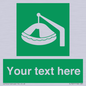 SL7221: Custom sign Safe condition Davit-launched liferaft