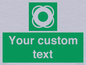 SL7222: Custom sign safe condition Lifebuoy