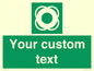 SL7222: Custom sign safe condition Lifebuoy