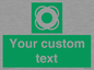 SL7222: Custom sign safe condition Lifebuoy