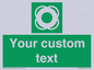 SL7222: Custom sign safe condition Lifebuoy