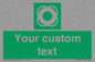 SL7222: Custom sign safe condition Lifebuoy
