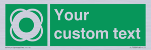 SL7222: Custom sign safe condition Lifebuoy