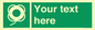 SL7223: Custom sign safe condition Lifebuoy with line