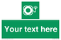 SL7224: Custom sign safe condition Lifebuoy with light