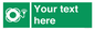 SL7224: Custom sign safe condition Lifebuoy with light